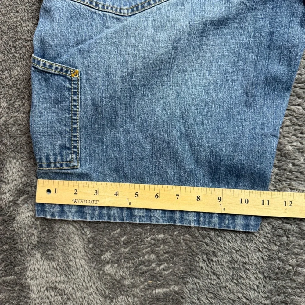 Levis Carpenter Denim Shorts Mens W31 Light Wash Utility Workwear Blue Jeans